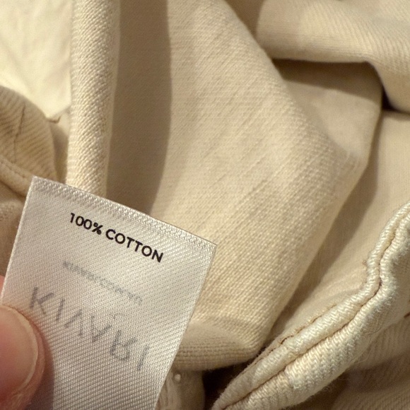 KIVARI Denim Utility Mini Dress Belted Cotton Snap Casual Chore Preppy 4 - Picture 8 of 9